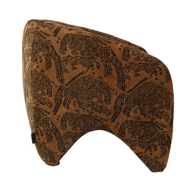 Huntress Accent Chair - Tiger Brown at Online8 Furniture Auckland NZ