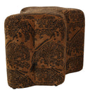 Huntress Ottoman - Tiger/Brown at Online8 Furniture Auckland NZ