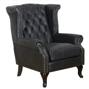 Huskins Chesterfield Large Wingback Armchair at Online8 Furniture Auckland NZ