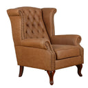 Huskins Chesterfield Large Wingback Armchair at Online8 Furniture Auckland NZ