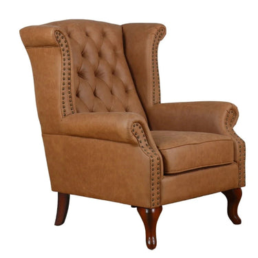 Huskins Chesterfield Large Wingback Armchair at Online8 Furniture Auckland NZ