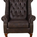 Huskins Chesterfield Large Wingback Armchair at Online8 Furniture Auckland NZ
