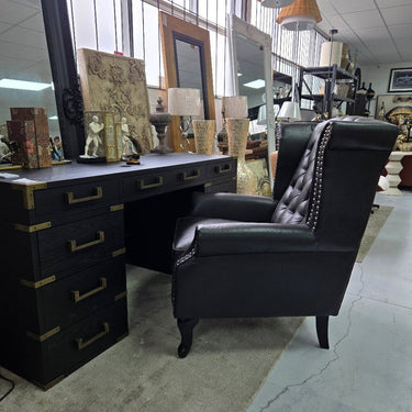 Huskins Chesterfield Large Wingback Armchair at Online8 Furniture Auckland NZ