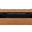 Huskins Chesterfield Ottoman with Storage - Light Brown at Online8 Furniture Auckland NZ