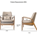 Ib Kofod-Larsen Seal Lounge Chair - Linen at Online8 Furniture Auckland NZ