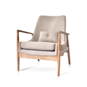 Ib Kofod-Larsen Seal Lounge Chair - Taupe at Online8 Furniture Auckland NZ