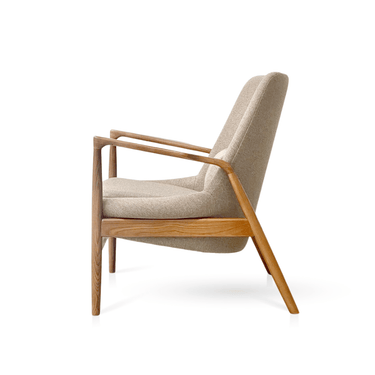 Ib Kofod-Larsen Seal Lounge Chair - Taupe at Online8 Furniture Auckland NZ