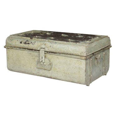 Indian Iron Vintage Trunk - Large at Online8 Furniture Auckland NZ