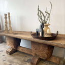 Indian Naga Grinder Table - 2300 at Online8 Furniture Auckland NZ