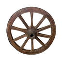 Indian Reclaimed Wagon Wheel - 72cm at Online8 Furniture Auckland NZ