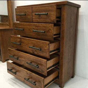 Industrial Bedroom Suite 4Pcs - Super King at Online8 Furniture Auckland NZ