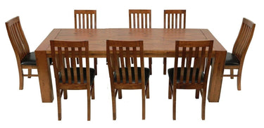 Industrial Dining Suite - 8 Seater at Online8 Furniture Auckland NZ