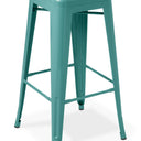 Industry Bar Stool - Aqua at Online8 Furniture Auckland NZ