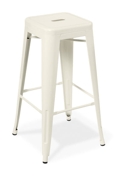 Industry Bar Stool - White at Online8 Furniture Auckland NZ