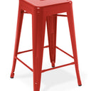 Industry Kitchen Stool - Red at Online8 Furniture Auckland NZ