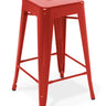 Industry Kitchen Stool - Red at Online8 Furniture Auckland NZ