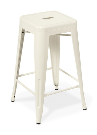 Industry Kitchen Stool - White at Online8 Furniture Auckland NZ