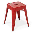 Industry Low Stool - Red at Online8 Furniture Auckland NZ