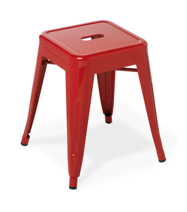 Industry Low Stool - Red at Online8 Furniture Auckland NZ