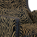 Instinct Armchair with Ottoman - Zebra Print at Online8 Furniture Auckland NZ