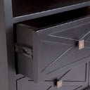 Island Life Bedside Table - Black at Online8 Furniture Auckland NZ