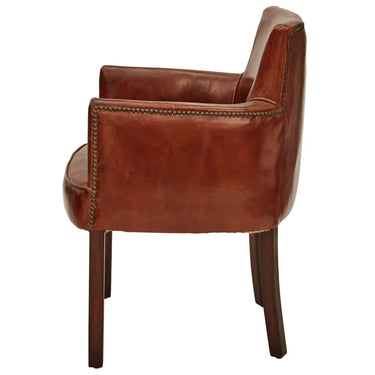 Ithaca Carver Dining Chair - Vintage Cigar at Online8 Furniture Auckland NZ