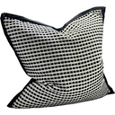 Jacquard Cushion Cover - Black & White at Online8 Furniture Auckland NZ