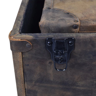 Jaipur Leather Storage Boxes Set at Online8 Furniture Auckland NZ