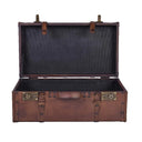 Jaipur Set Of Leather Trunks at Online8 Furniture Auckland NZ