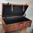 Jaipur Set Of Leather Trunks at Online8 Furniture Auckland NZ