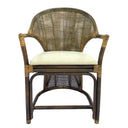 Jimbaran Armchair - Antique Brown & Black wash at Online8 Furniture Auckland NZ