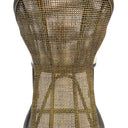 Jimbaran Armchair - Antique Brown & Black wash at Online8 Furniture Auckland NZ