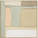 Juggar Hand Painted Framed Canvas - Natural at Online8 Furniture Auckland NZ