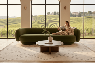 Julep Curved 3 Seat Sofa at Online8 Furniture Auckland NZ