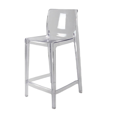 Jupiter Transparent Barstool at Online8 Furniture Auckland NZ