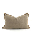 Jute Flange Cushion Cover - Natural at Online8 Furniture Auckland NZ