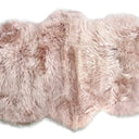 Kaikoura Long Wool Double NZ Sheepskin Rug - Rose at Online8 Furniture Auckland NZ