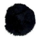 Kaikoura Long Wool Seat Pad - Black at Online8 Furniture Auckland NZ