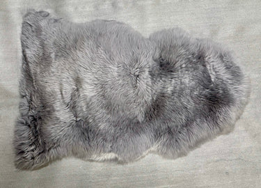 Kaikoura Long Wool Single NZ Sheepskin Rug - Gray at Online8 Furniture Auckland NZ