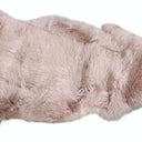 Kaikoura Long Wool Single NZ Sheepskin Rug - Rose at Online8 Furniture Auckland NZ