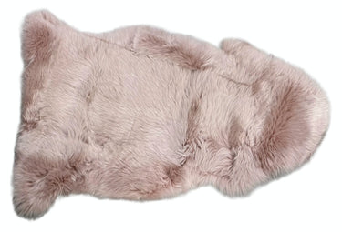 Kaikoura Long Wool Single NZ Sheepskin Rug - Rose at Online8 Furniture Auckland NZ