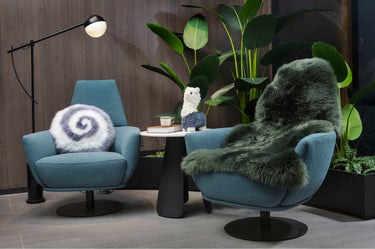 Kaikoura Long Wool Single NZ Sheepskin Rug - Thyme at Online8 Furniture Auckland NZ