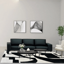 Kalu Black/White Rug at Online8 Furniture Auckland NZ