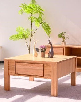 Kansas Square Coffee Table - Natural at Online8 Furniture Auckland NZ