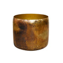 KELDA Metal Pots Plath S/3 - Antique Gold at Online8 Furniture Auckland NZ