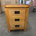 Kensington 3 Drawer Bedside Table at Online8 Furniture Auckland NZ