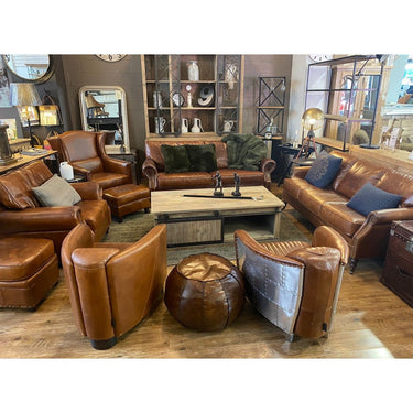 Kensington 3 Seater Sofa - Vintage Cigar at Online8 Furniture Auckland NZ