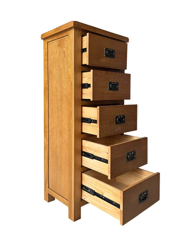 Kensington 5 Drawer Slimboy at Online8 Furniture Auckland NZ