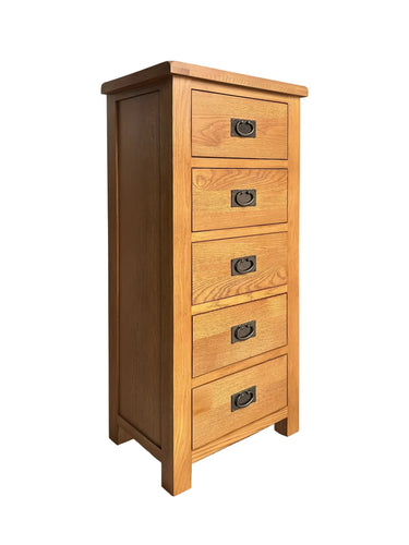 Kensington 5 Drawer Slimboy at Online8 Furniture Auckland NZ