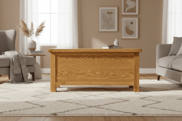 Kensington Oak Blanket Box at Online8 Furniture Auckland NZ
